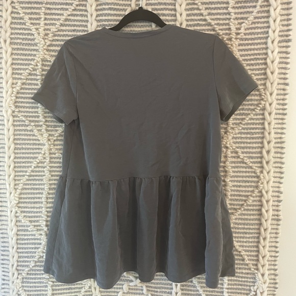 Zara Loose Peplum Tee | Size M - Picture 4 of 4